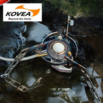 韓國KOVEA 防風分離式高效能蜘蛛爐MOONWALKER (KB-0211G) 附收納盒  大火力 可充分收折 抗低溫 高山瓦斯爐 攻頂爐 野營爐頭 登山野炊爐具 露營防風爐 快速爐
