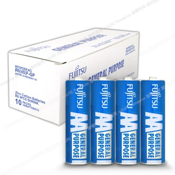 Fujitsu富士通 碳鋅3號電池AA(40顆入) R6 F-GP
