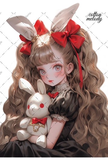 原創貼紙 no.182 人物貼紙 原創貼紙 女孩貼紙 原創人物貼紙