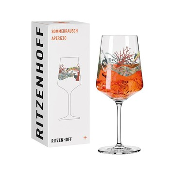【WUZ屋子】德國 RITZENHOFF+ Summer Rush 夏季高峰系列高腳水晶杯-美人魚