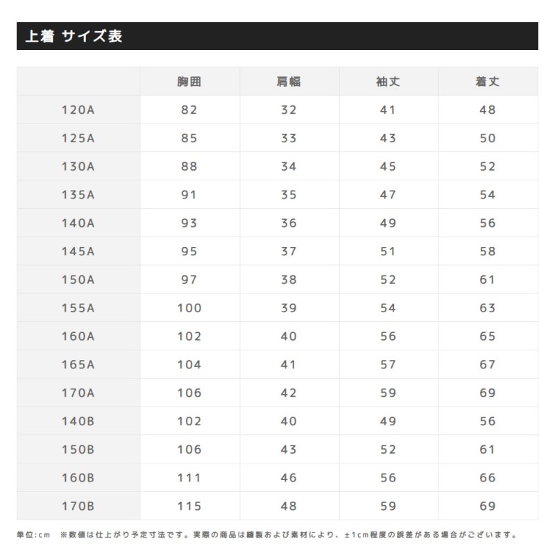 小学校上着 ゆったりサイズ１７０BB 紺 イートンダブル 男女兼用 ポリ１００％