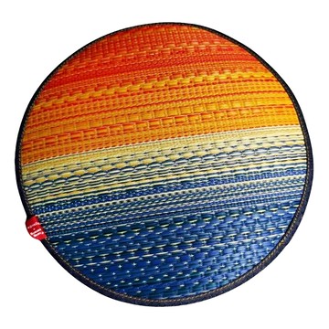 IKEHIKO 日本池彥 JOY系列 藺草坐墊  38 x 38 x 3.5cm  紅藍光譜
