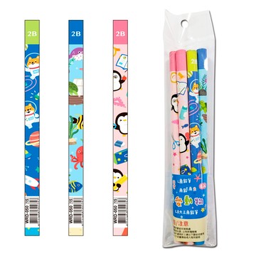 2B大三角鉛筆 (6入)