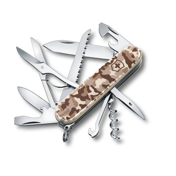 VICTORINOX 瑞士維氏 瑞士刀 15用 91mm 咖啡迷彩 1.3713.941