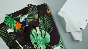 純棉 數位印花 印布 樣卡