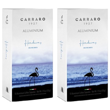 CARRARO 宏都拉斯 HONDURAS 咖啡膠囊 適用Nespresso Original 膠囊咖啡機  5.5g  10個  2盒
