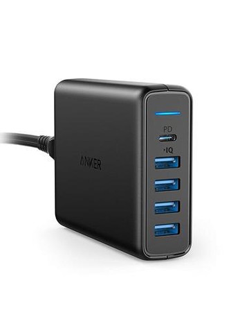 【日本代購】5 Port USB with Type-C 60 W USB 充電器