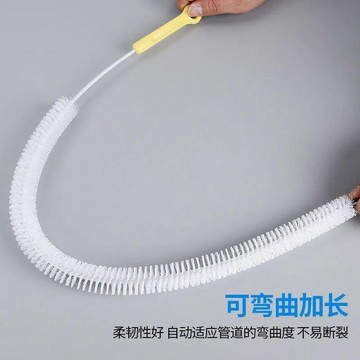 【桃園發貨+免運】下水道疏通器水池管子疏通刷水槽毛髮清理神器加長管道刷子可彎曲FJR