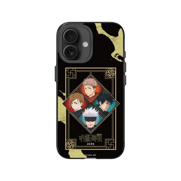 iPhone 16 Clear (相機按鈕) 酷墨灰 - Jujutsu Kaisen 咒術迴戰 S2 - 澀谷事變戰鬥系列-咒術高專