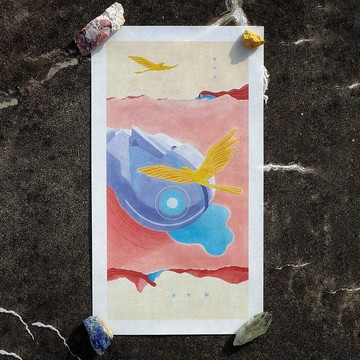 XVII. 見 See。黑泉神諭卡 藝術複製畫