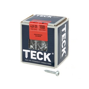 米字丸頭自攻螺絲 M4x25 100入