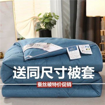 桐鄉全棉蠶絲被100%桑蠶絲8斤冬被加厚保暖6斤春秋被子單雙人被芯