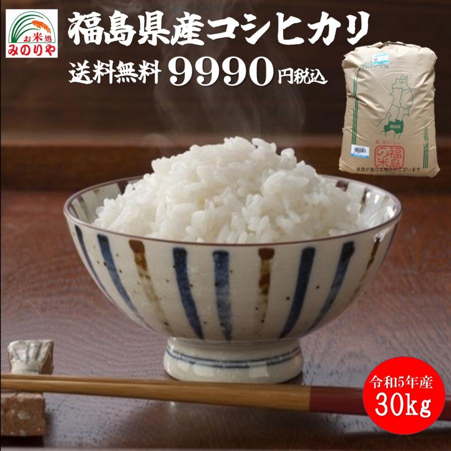 新米 令和5年産 福島県産コシヒカリ　玄米30kg   ポイント消化 送料無料 　「ふくしまプライド。体感キャンペーン（お米）」