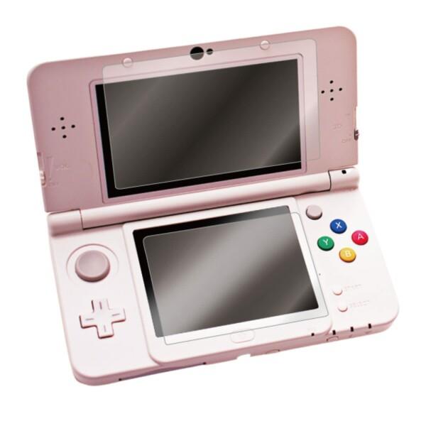 hiropuri) New ニンテンドー3DS LL液晶保護フィルム (上下セット) 指紋