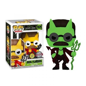 FUNKO POP 1029 動畫系列 辛普森 惡魔魯肉王 夜光 限定版 Devil Flanders