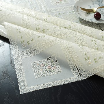 [喵到寶] 防水防油桌巾系列-長方桌會議桌135X180cm-米底草莓