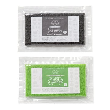 海綿菜瓜布 L (黑/綠) 黑