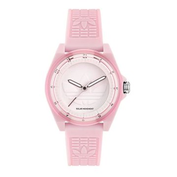 ADIDAS 愛迪達 Project Four Solar 樹脂錶帶_AOST25531_粉色_41mm