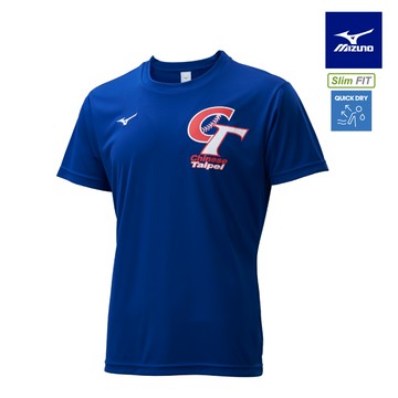 【MIZUNO 美津濃】CT圓領衫 12TCDL0316（中華藍）
