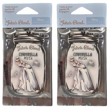 John's Blend 迪士尼公主 仙履奇緣 Cinderella Musk 香氛片  櫻花麝香  2個  14g