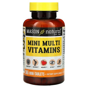 Mason Natural, 迷你多維生素，365 片迷你片