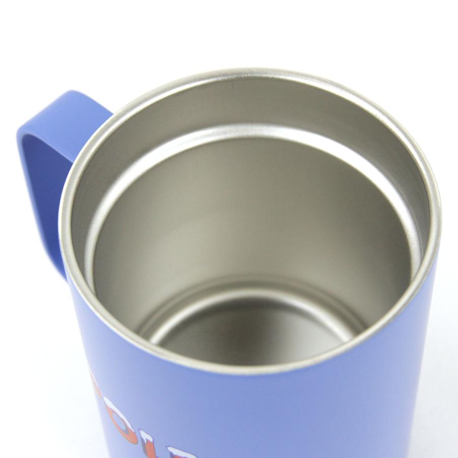 ポーラー マグカップ メンズ レディース POLER アウトドア キャンプマグカップ 蓋つき INSULATED MUG POP BLUE 223ACM9104