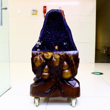 永韻 批發天然紫水晶洞擺件 紫晶洞 瑪瑙洞水晶洞 紫色原石錢袋子