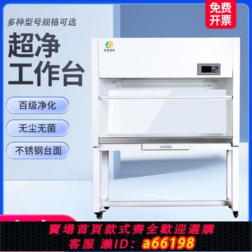 【台灣公司 可開發票】超凈工作臺實驗室單雙人垂直水平除塵無菌過濾不銹鋼潔凈化操作臺