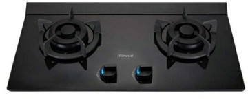 (全省原廠安裝)林內檯面瓦斯爐 RB-M2710G(B) 極炎二口爐( 大本體+LED藍光旋鈕 )【APP 4%回饋】 結帳9折