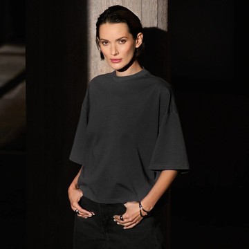 Bread & Boxers Heavy T shirt 率性寬版純棉T恤 - 煙燻灰