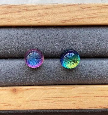 琉璃銀河星球耳環鍍銀耳環戒指裸石寶石輕珠寶半寶石