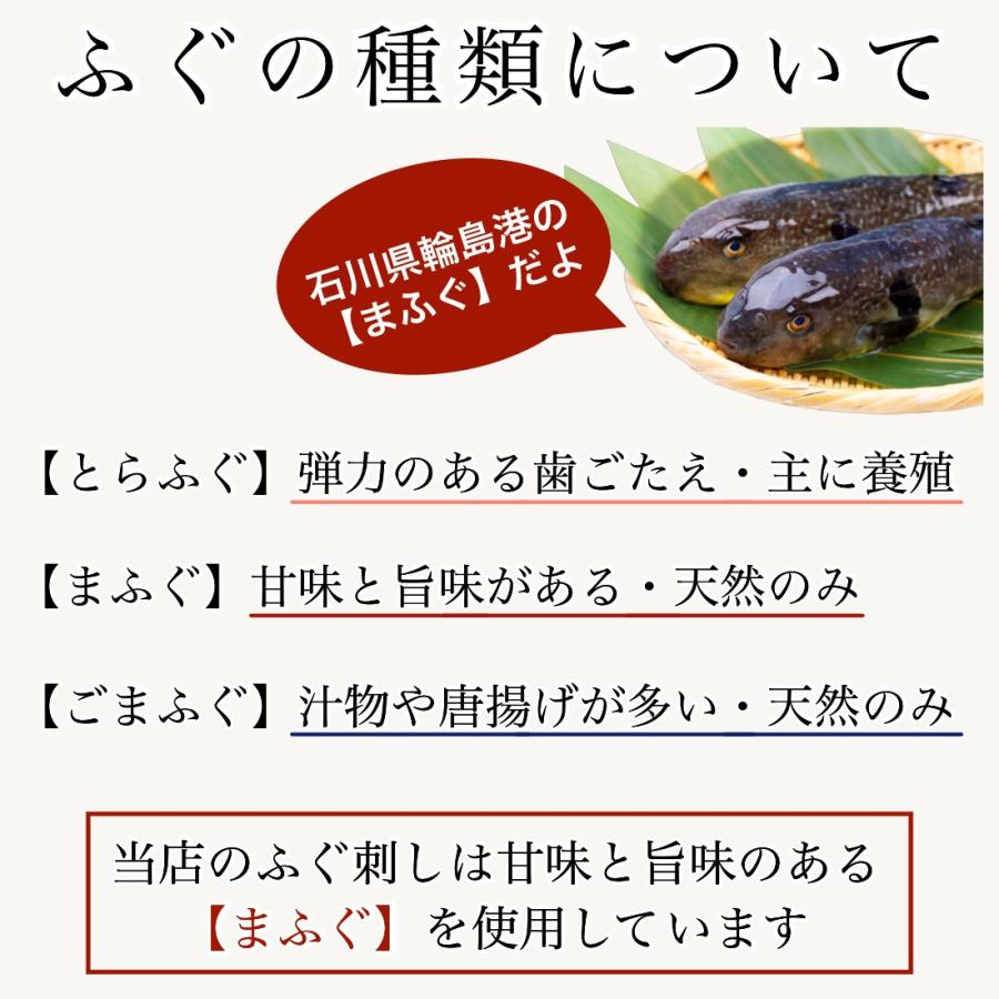 能登ふぐ ふぐ刺し 50g 天然 国産 真ふぐ 冷凍 食べ応えのあるある切りカット 石川県能登の真ふぐを石川県で加工 1‐2人前