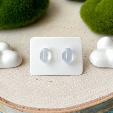 石光-天然礦石耳環-藍玉髓05