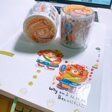 布嵐的第一彈紙膠帶/pet膠帶-夏日穿搭