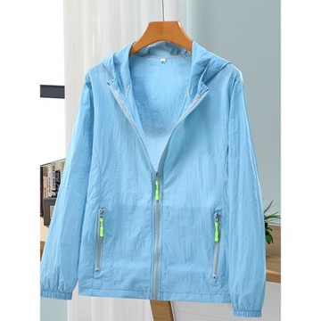 胖mm加肥加大碼防曬衣女夏2025新款冰絲透氣防曬外套戶外防曬服男