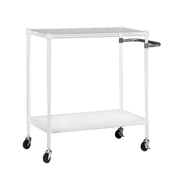 dayneeds 日需百備 極致美學 烤漆二層推車 90 x 45 x 100cm  白色