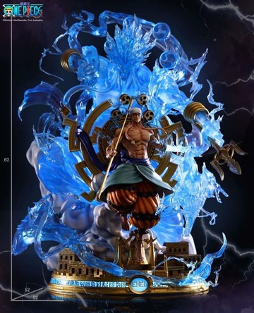 【金牌賣家滿額現折】熱賣【1991現貨】集美殿堂 艾尼路 雷神 海賊王正版授權彫像 聲控燈效