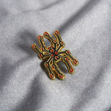 Spiderdraws 琺瑯別針 – 攀岩與抱石者禮物 – 攀岩針 – 등반 クライミング