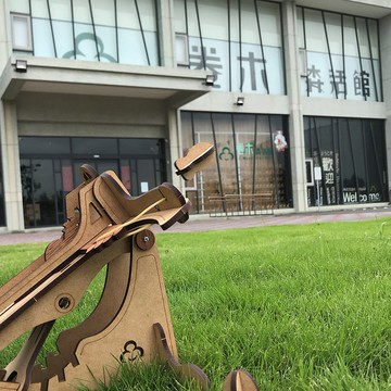 【手作DIY】大展鴻圖 老鷹彈弓 組裝 木製玩具 射擊 畢業禮物