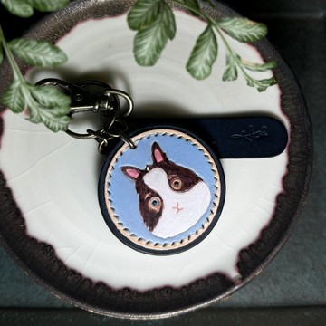 客製化/雙面圖案/悠遊卡鑰匙圈