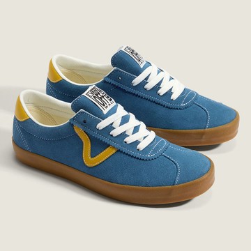 Sport Low 藍色/黃色滑板鞋