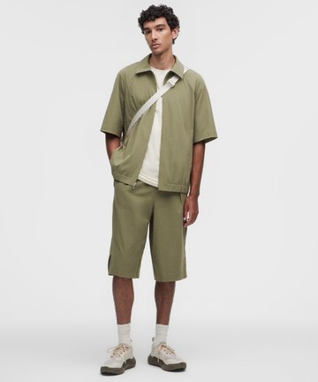 Stretch-Woven Knee-Length Shorts 14" Size XS
