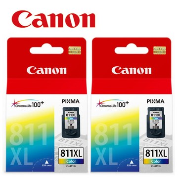 CANON CL-811XL 原廠高容量彩色墨水(2顆入)