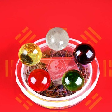 禪意閣 水晶球家居擺件客廳裝飾送禮禮品創意擺件