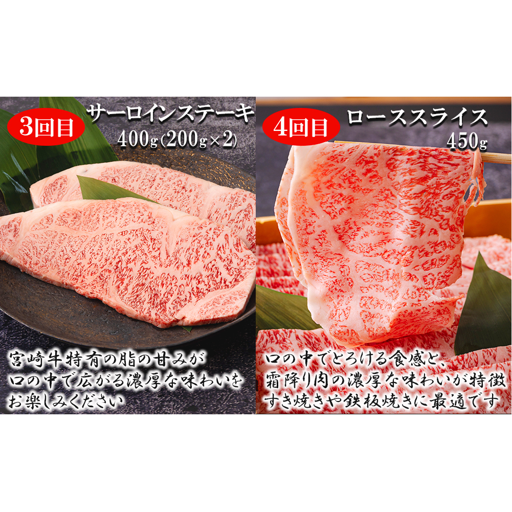  宮崎牛 オオモモ スライス 希少部位 焼肉 サーロイン ステーキ ロース すき焼き 合計2050g 化粧箱 冷凍 牛肉 内閣総理大臣賞受賞 宮崎県産 送料無料 焼きしゃぶ 薄切り うす