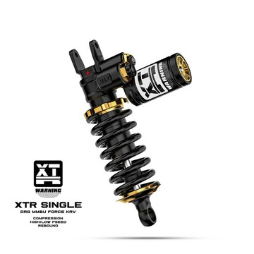 怪獸工廠 『XTR PRO 單槍』 複桶式 高低速可調 掛瓶中置後叉 後避震器  DRG MMBCU 曼巴