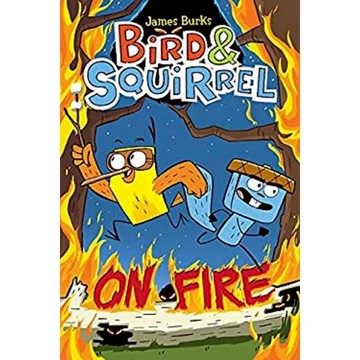 Bird & Squirrel 4: On Fire / James Burks / Scholastic出版社旗艦店