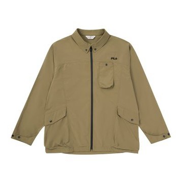 FILA 男平織外套-橄綠 1JKA-5438-OV