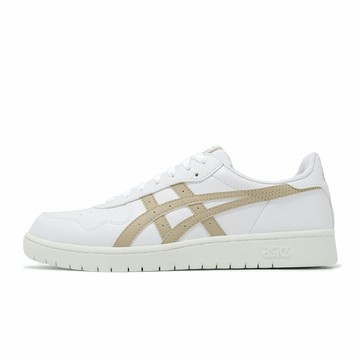 Asics 休閒鞋 Japan S 男鞋 女鞋 白 卡其 皮革 復古 小白鞋 情侶鞋 亞瑟士 1203A615102