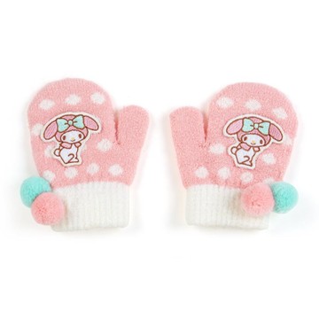 【震撼精品百貨】My Melody 美樂蒂~日本三麗鷗SANRIO美樂蒂兒童可愛針織保暖手套-毛球球*04494